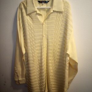 Men's Cream Shirt Set